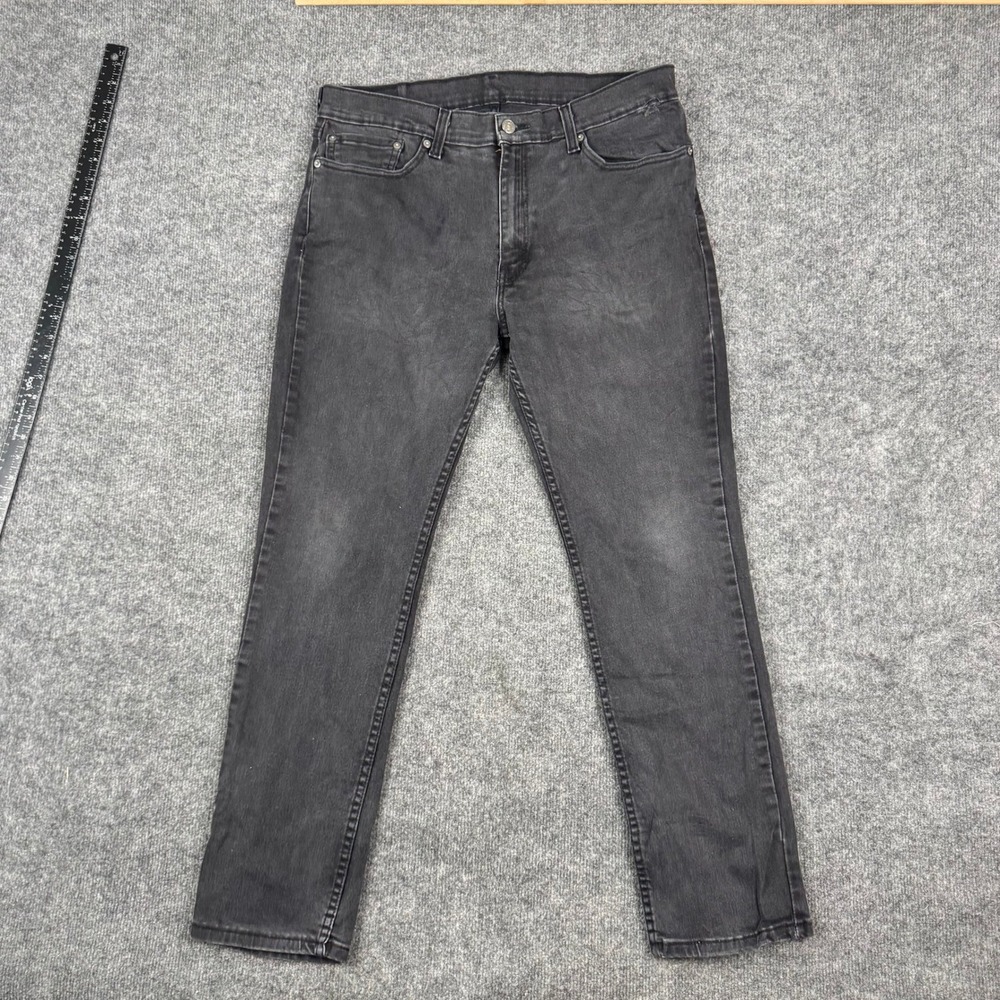 Levi's Jeans Mens Size 36x30 Black 511 Slim Fit Faded Denim Casual Pants